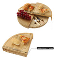 Multi-Tiered Bamboo Charcuterie Board with Knives