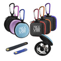 Portable Earbuds Case Storage Box With Carabiners