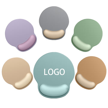 Color Blocking Wrist Protection Mouse Pad