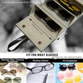 Pu Travel Glasses Case 5 Slots