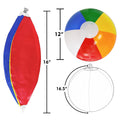 6 Color 12 Inch Beach Inflatable Balls