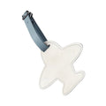Airplane Shape PU Leather Luggage Tag