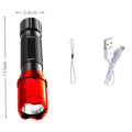Zoomable Rechargeable Mobile Power Light with USB Cable