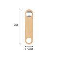 Wooden And Stainless Steel Dual-Head Bottle Opener