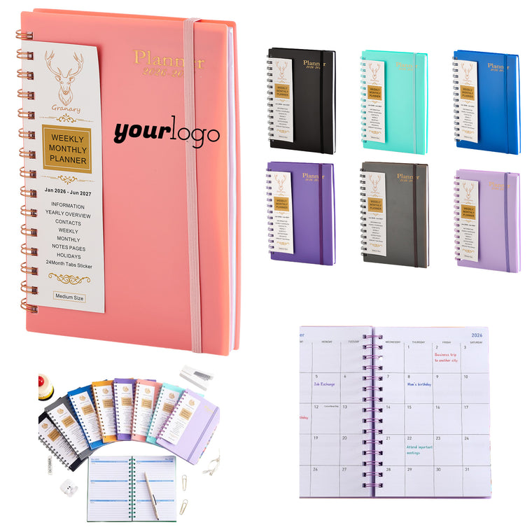 PP Cover 18-Month Schedule Planner Notebook