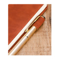 Leather Notebook With Magnetic Buckle Closure