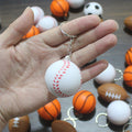 Sports Ball Stress Reliever Keychain