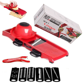 Stainless Steel 6 Piece Home Kitchen Vegetable Slicer Set