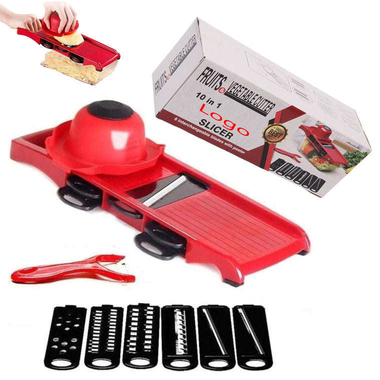 Stainless Steel 6 Piece Home Kitchen Vegetable Slicer Set