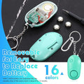 130 Db Personal Safety Alarm Keychain With Led Light