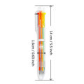6-In-1 Multi-Color Retractable Ballpoint Pen
