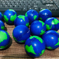 2" Cute Earth Ball Stress Reliever