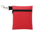 Golf Tee Pouch With Metal Lobster Claw Clip