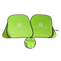 Collapsible Fabric Sun Shade Dual Panel With Pivot System