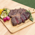 Portable Wooden Cutting Board with Handle, Laser Printed