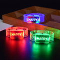 LED Luminous Bracelet Happy Flashing Wristband