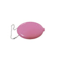 Oval Coin Holder Keychain
