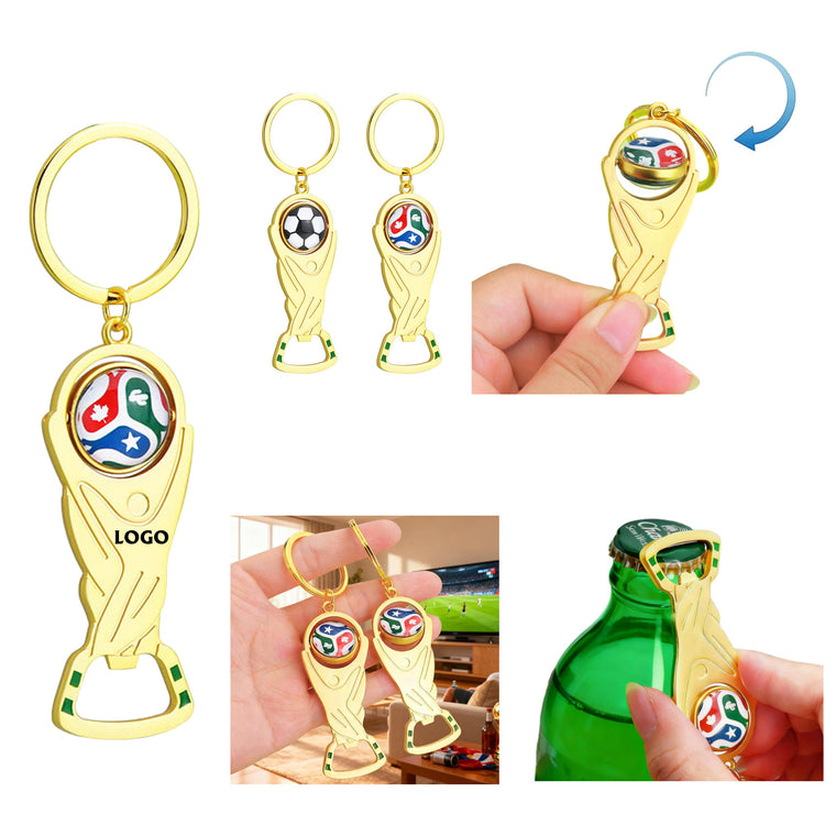 World Cup Football Keychain Bottle Opener
