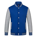 Color-Blocked Baseball Jacket
