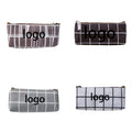Plaid Striped Stationery Bag