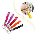 Custom Silicone Wrist Lanyard Keychains
