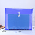 A4 Poly File Folders Tied Buckle-Transparent