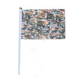 Hand Waving Colorful Flag