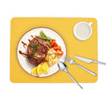 Pure Color Food-Grade Non-Slip Silicone Placemat For Kids