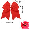 Large Cheer Hair Bows Ponytail Holder