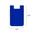 Stick-On Silicone Cell Phone Wallet Card Sleeve