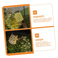 Garden Solar Led Decorative Kettle Lantern With Hooks