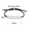 Stainless Steel And Titanium Steel Braided Bracelet