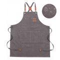 Waterproof Baking Shop Work Canvas Apron W/ Adjustable Strap