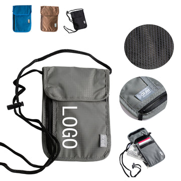 Travel Neck Bag With Drawstring