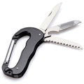 Multitool Carabiner W/ Knife Saw Opener Nail File