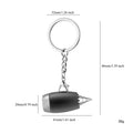 Aircraft Engine Keychain