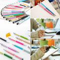 Crystal Stylus Ballpoint Pen – 2-in-1 Design