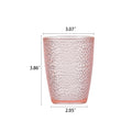 Stackable Hammered Plastic Acrylic Cup