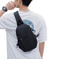 Black Sling Crossbody Backpack Bag
