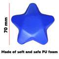 Custom 3" Soft Pu Foam Star Stress Reliever