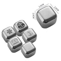 Stainless Steel Whiskey Chilling Rocks