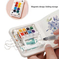 8 Grid Portable Travel Acrylic Watercolor Palette With Clip