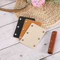 Handbag Handle Wrap Covers PU Leather 3 Clasps