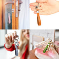 Silicone Keychain Wristbands