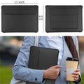 Pu Leather Laptop Sleeve Case With Stand