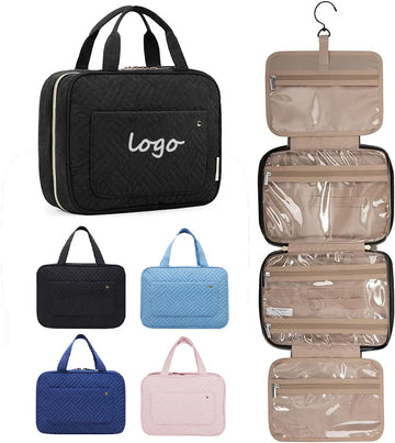 4 Separate Compartments Toiletry Bag With Hanging Hook