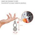 Outdoor Hiking Silicone Water Bottle Carrier With Towel Hook
