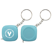 Mini Square Tape Measure Keychain