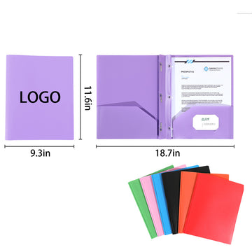 Plastic Folders with Pockets