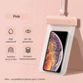 7.2 Inches TPU Touch Screen Waterproof Cell Phone Pouch
